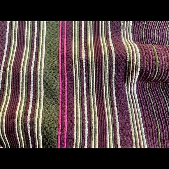 EUC Ted Baker Leytina Striped Peplum sweater, knit top, size Ted 3, US 8-10 - Picture 7 of 9